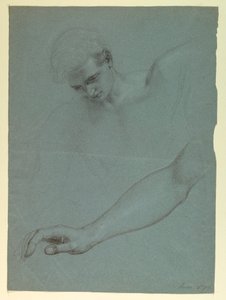 رسم، دراسة عن "حلم الرحمة"، 1857-1858 بواسطة دانييل هنتنغتون