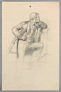 رسم، دراسة ل "المجموعة العلمية"، 1858 بواسطة دانييل هنتنغتون