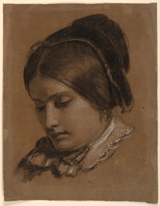 رسم، زوجة الفنان صوفي، 1853 بواسطة دانييل هنتنغتون