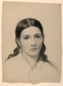 رسم، زوجة الفنان صوفي، 1853 بواسطة دانييل هنتنغتون