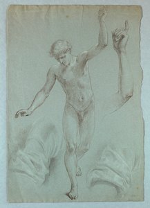 Nude Angel و Angel's Arm و Drapery Studies ، دراسة عن "حلم الرحمة" بواسطة دانييل هنتنغتون