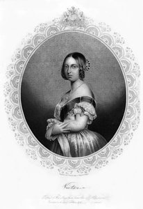 الملكة فيكتوريا ، c1850s. بواسطة دانيال جون باوند