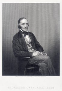 السير ريتشارد أوين ، عالم الحيوان الإنجليزي ، c1860. بواسطة دانيال جون باوند