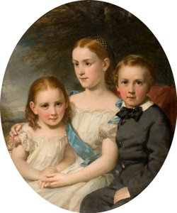أولاد ويليام نيش ، حوالي عام 1862 (زيت على قماش)