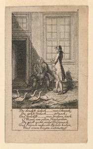 الرسم التوضيحي الكسول وضعيف الذهن ، لـ "Königl: Grosbrit [Anian] تقويم الأنساب لعام 1780 سنة في Lauenberg بواسطة JG Berenberg" بواسطة دانيال نيكولاوس شودويكي