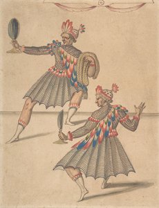 رسم اثنين من "الأمريكيين" لباليه الدويريير دي بيلباها ، 1626.
