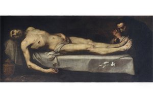 المسيح الميت والقديس دومينيك دي جوزمان ، 1623