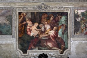 العشق المجوس فريسكو لدانييل كريسبي (1598-1630) القرن السابع عشر ميلانو ، كنيسة القديس أليساندرو في زيبيديا بواسطة دانييلي كريسبى