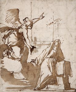 إعداد رسم البشارة لدانييل كريسبي (1598-1630) مجموعة ماركورا من القرن السابع عشر بواسطة دانييلي كريسبى