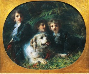 The Troubetzkoy Boys with a Dog ، بقلم دانييل رانزوني بواسطة دانييل رانزوني