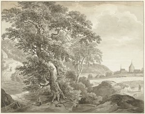 من المناظر الطبيعية إلى Ruisdael