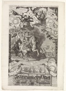 انتصار الحلفاء على الفرنسيين والإسبان ، 1702 انتصرت غزوات حلفائها Hooge ضد Vranckrijck ende Spanije inden Jare 1702 / Conquestes des hauts Alliez remportée sur la France et L