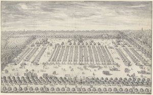 معسكر بالقرب من لاهاي ، 1742 بواسطة دانيال ماروت (الثاني)