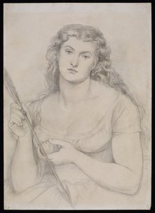 دراسة عن "فينوس فيرتيكورديا" ، c.1863-64 بواسطة دانتي جابرييل تشارلز روسيتي