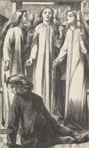 سيد الموسيقى 1855. بواسطة دانتي جابرييل روسيتي