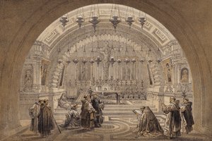 Calvary (colour litho) بواسطة ديفيد (بعد) روبرتس