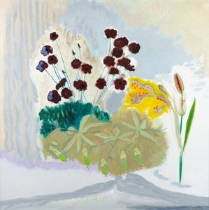 Seedpods and Cosmos، 2010 (زيت على قماش) بواسطة ديفيد آلان ريدباش ميشي
