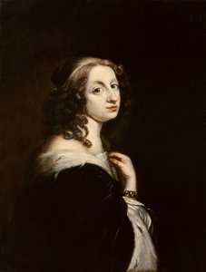 كريستينا ، ملكة السويد ، c.1650 (زيت على النحاس)