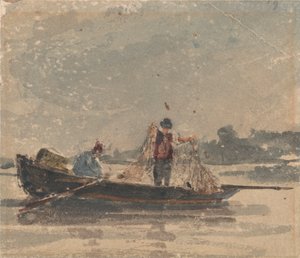 صيادون يرسمون شبكة بواسطة David Cox