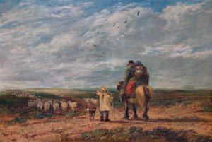 الطريق المتقاطع ، 1850 بواسطة ديفيد كوكس الأكبر