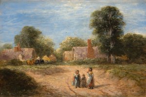 المزرعة 1848. بواسطة ديفيد كوكس الأكبر