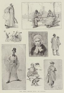اسكتشات شارع باريس أثناء الانتخابات