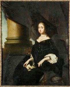 صورة لهيدفيج إليونورا من هولشتاين-جوتورب 1636-1715 ، ملكة السويد ، ج. 1670.