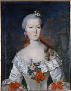 صورة ماريا إيفانوفنا تاتيشيفا (ني مامونوفا) (1730-1794) - بينتور دي ديفيد لوديرز (لودرس) (1710-1759) ، زيت على قماش 1759 ، معرض تريتياكوف الحكومي ، موسكو 70x56 بواسطة ديفيد لودرس