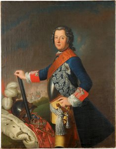 فريدريك الثاني ملك بروسيا 1743 بواسطة ديفيد ماتيو