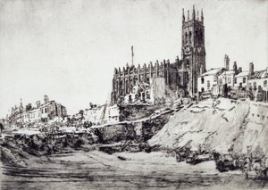 طريق يورك، ليدز (نقش) بواسطة ديفيد مويرهيد بون