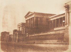 المدرسة الثانوية الملكية القديمة ، كالتون هيل ، إدنبرة ، 1843-47. التأليف: ديفيد أوكتافيوس هيل ، روبرت أدامسون ، هيل وآدامسون. بواسطة هيل وآدامسون
