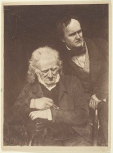 صورة لرجلين جون هينينج وألكسندر هانديسايد ريتشي ، ج. 1845 ، طُبع 18901900. المؤلفون: ديفيد أوكتافيوس هيل ، روبرت آدمسون ، هيل وآدامسون. بواسطة هيل وآدامسون