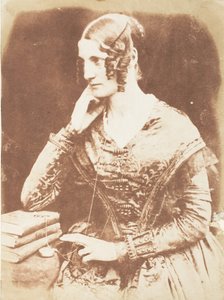 امرأة مجهولة الهوية ، 1843-47. التأليف: ديفيد أوكتافيوس هيل ، روبرت أدامسون ، هيل وآدامسون. بواسطة هيل وآدامسون
