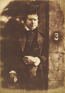 ديفيد أوكتافيوس هيل عند بوابة روك هاوس ، إدنبرة ، 1843-1847. التأليف: ديفيد أوكتافيوس هيل ، روبرت أدامسون.