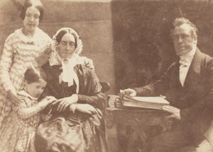 القس إبينيزر ميلر وعائلته ، 1843-1847. التأليف: ديفيد أوكتافيوس هيل ، روبرت أدامسون.
