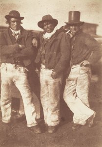 ألكسندر رذرفورد وويليام رامزي وجون لينتون، 1843-1847 (صورة فوتوغرافية) بواسطة ديفيد اوكتافيوس هيل