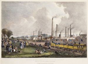 عرض في سانت روكس يبحث جنوب شرق. افتتاح سكك حديد غلاسكو وغارنكيرك ، 1832