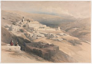 دير تيرا سانتا ، الناصرة ، 1839. بواسطة ديفيد روبرتس