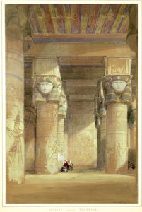 Dendera القديمة Tentyris بواسطة ديفيد روبرتس