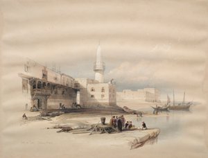 رصيف بالسويس ، 1839. بواسطة ديفيد روبرتس