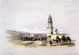 سيئول ، صعيد مصر ، من "مصر والنوبة" ، المجلد 1 (ليثو) بواسطة ديفيد روبرتس