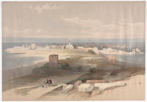 صور أو تسور ، صور قديمة من البرزخ ، 1839. بواسطة ديفيد روبرتس