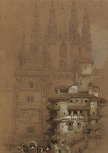 The Chapter House ، كاتدرائية بورغوس بواسطة ديفيد روبرتس