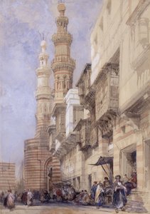 باب المتولى ، القاهرة ، 1838 بواسطة ديفيد روبرتس