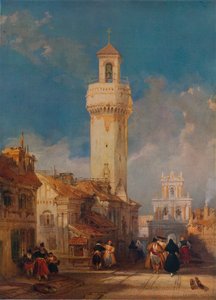 برج كنيسة سان نيكولاس دي لا فيلا ، قرطبة ، 1834 بواسطة ديفيد روبرتس