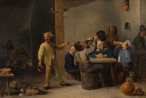 الفلاحون يحتفلون الليلة الثانية عشرة ، 1635.