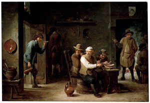 في حانة ، 1640s بواسطة ديفيد تينيرز الأصغر