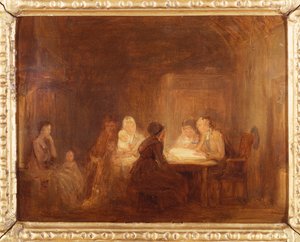 The Cotters Saturday Night - رسم تخطيطي بواسطة ديفيد ويلكي