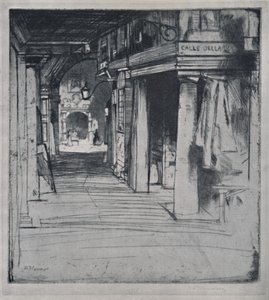 كالي ديلا دونا ، c1900 ، 1925. بواسطة ديفيد يونغ كاميرون