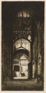 تصميم كاتدرائية جلوستر من الداخل (حفر)